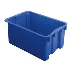 LA-KA-PE Drehstapelbehälter 45L 600x400x250mm blau