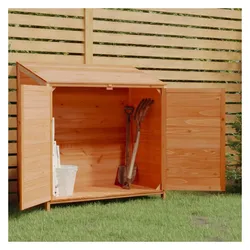 vidaXL, Gartenhaus + Gartenschrank, Lameletta