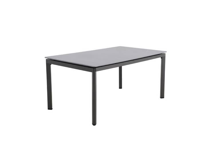 MWH Alutapo Fairstone Gartentisch Aluminium/Sinterstein 160x95 cm