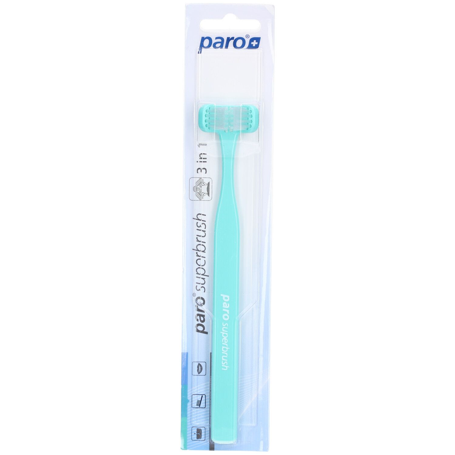 Paro Super Brush Drei-Kopf-Bürste 1 St Zahnbürste