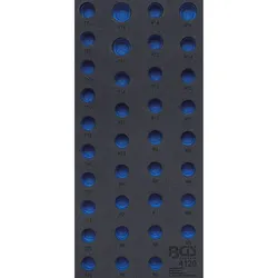 BGS Werkstattwageneinlage 1/3 leer für Art. 4120 - 4120-1