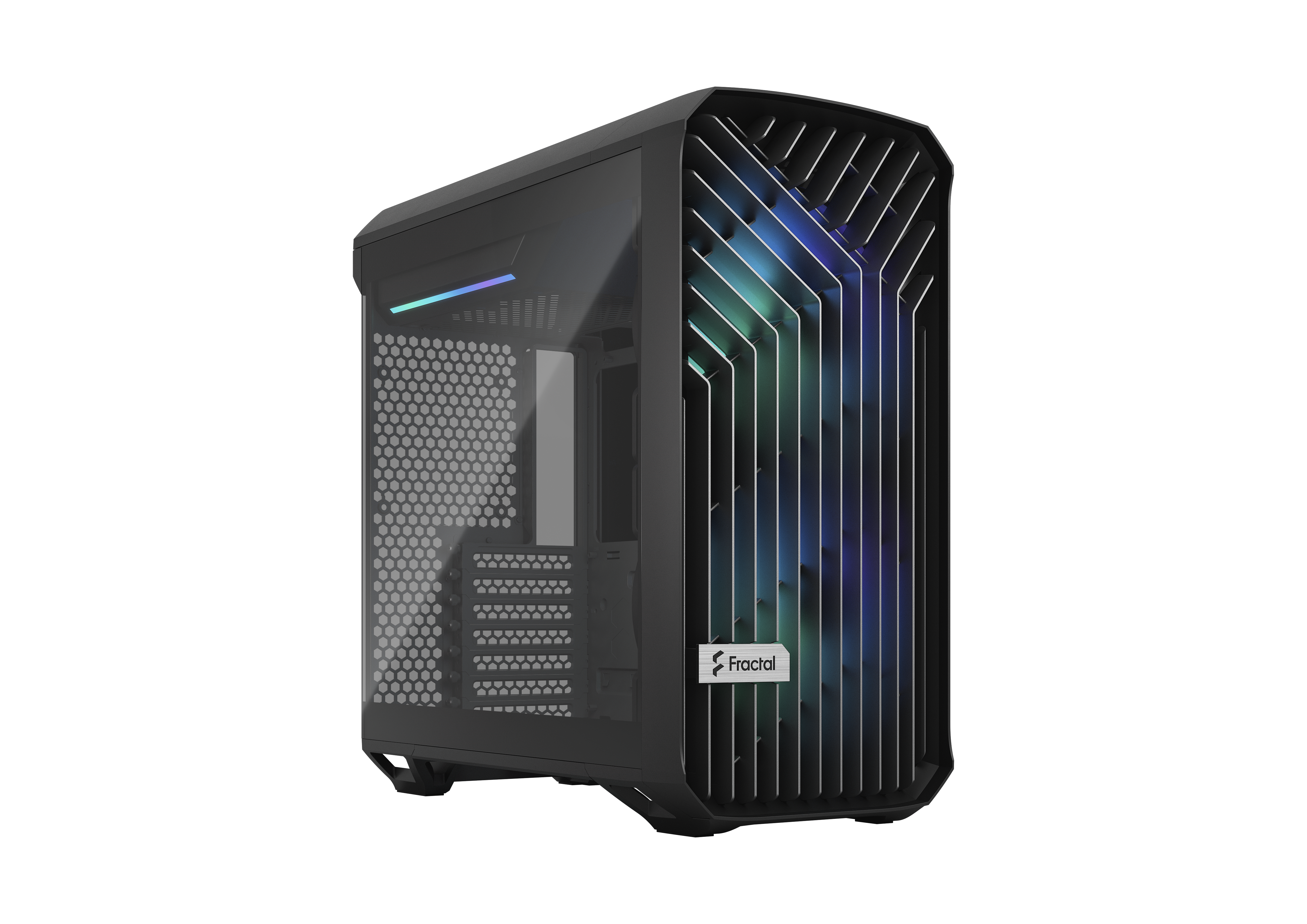 Fractal Design Torrent Compact Gaming PC Gehäuse Midi-Tower Schwarz Seitenfenster