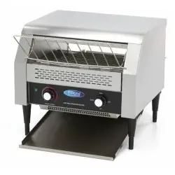 Professioneller Durchlauftoaster mit einer Kapazität von 450 Scheiben pro Stunde, Edelstahlgehäuse, 2600W | Maxima