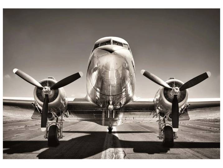 Canvas Flugzeug image LAND