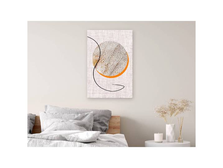 Tableau déco Moon Etude Lin Gris 40 x 60cm