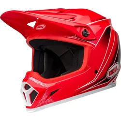 Bell MX-9 MIPS Zone, Motocrosshelm - Rot/Weiß/Schwarz - XL