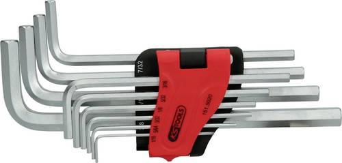 KS Tools Innen-Sechskant Winkelschraubendreher-Set 1/16 Zoll, 5/64 Zoll, 3/32 Zoll, 1/8 Zoll, 5/32 Zoll, 3/16 Zoll, 7/32 Zoll