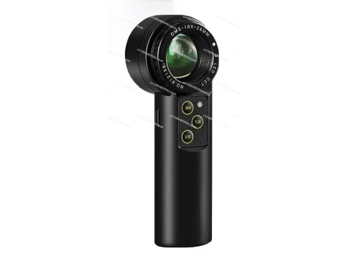 Loupe portative 10X/20X avec lampe sans ombre, achromatique, pour identification de collections