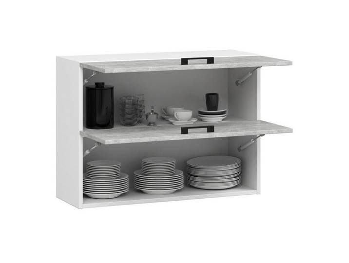 Raumhirsch Furniture Hängeschrank Moderner Hängeschrank Küche - Praktische Aufbewahrung - Oberschrank Platzsparend, 2 Türen, Soft-Close, höhenverstellbare Böden