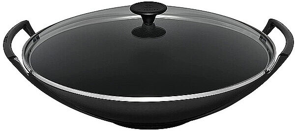 LE CREUSET Wok 36cm/4,5l  schwarz EG