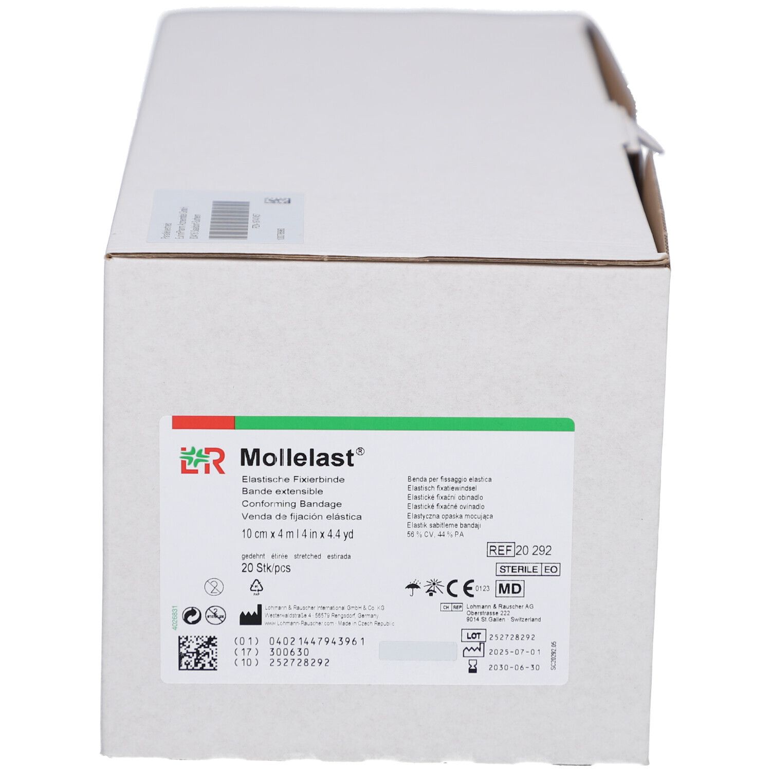 Mollelast Binden 10 cmx4 m einzeln verpackt 20 St