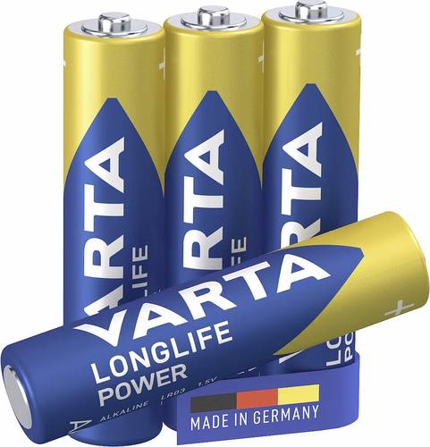 Varta Longlife LR03 Micro (AAA)-Batterie Alkali-Mangan 1200 mAh 1.5V 4St.