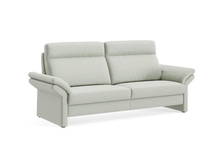 Sofa Albula Echtstoff Milano sage B 222 T 89 cm