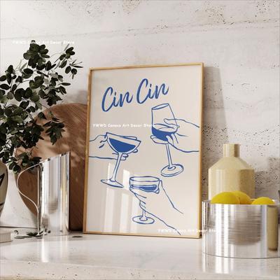 Inspired Living Bon Appetit Coffee Canvas Wall Art Modern Espresso Kitchen Decor 6 40x60cm No Frame