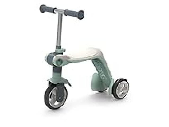 Smoby - Patinette Réversible 2 en 1 - Porteur et Trottinette - Transformation Rapide - Roues Silencieuses - A Partir de 18 Mois Jusqu'à 36 Mois
