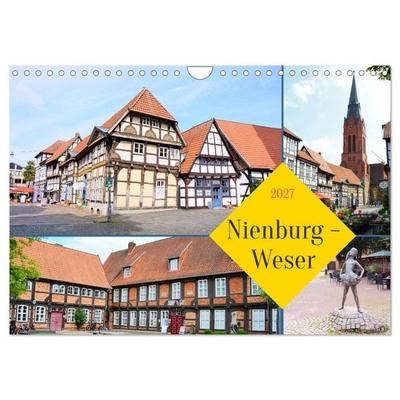 Nienburg - Weser (Wandkalender 2027 DIN A4 quer), CALVENDO Monatskalender
