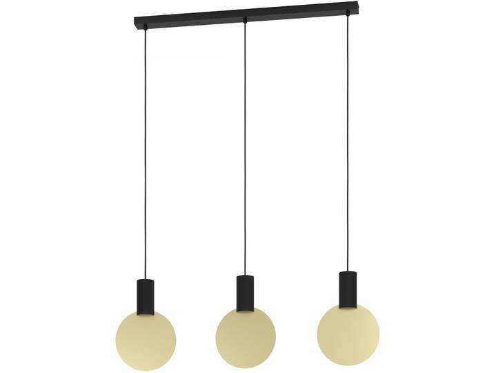 Eglo Pendellampe Sarona Schwarz-gold Stahl B 5 cm - LED - LED Energiesparlampen