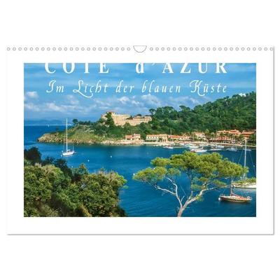 Cote d'Azur - Im Licht der blauen Küste (Wandkalender 2026 DIN A3 quer), CALVENDO Monatskalender