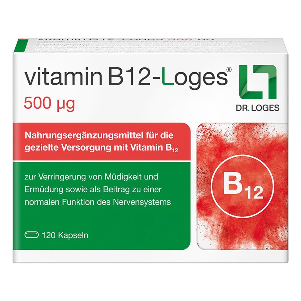 Dr. Loges + Co. GmbH Vitamin B12-Loges 500 µg Kapseln 19101086