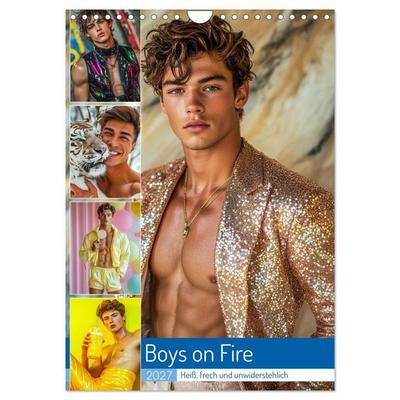 Boys on Fire (Wandkalender 2027 DIN A4 hoch), CALVENDO Monatskalender