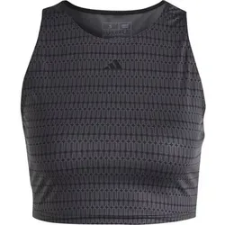 ADIDAS Damen Shirt Yoga Studio Print, Größe L in Grau Grau