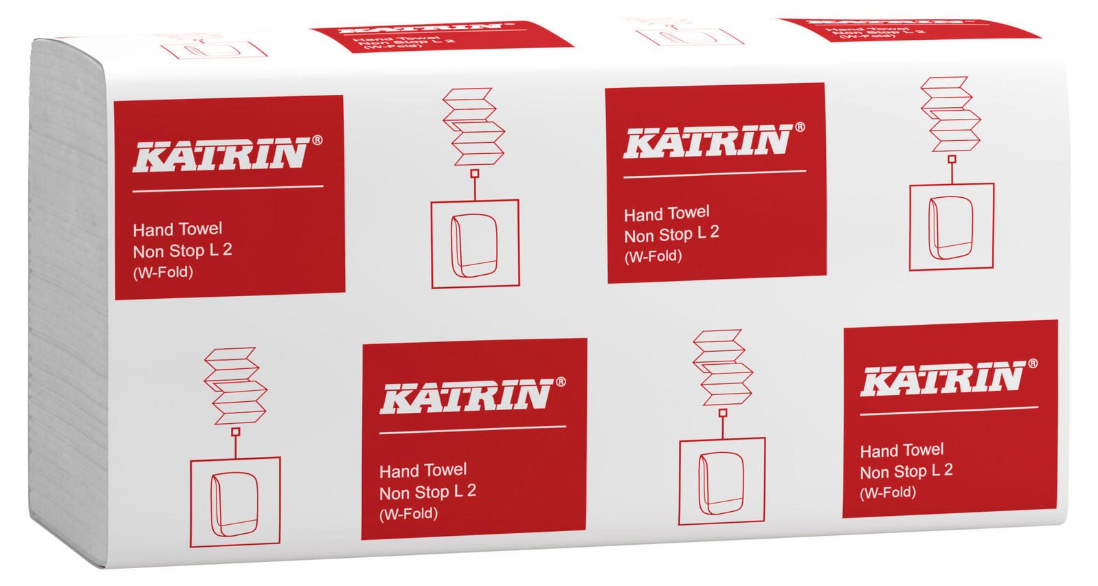 KATRIN® Papierhandtücher Non Stop L2 2-lagig 61594