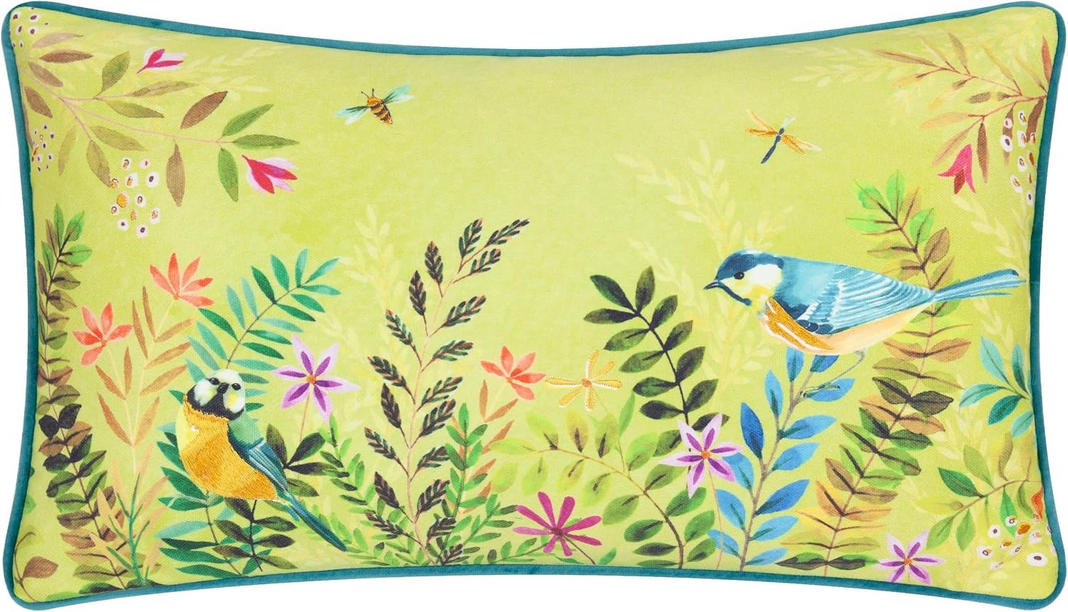 Evans Lichfield Kussenhoes Daisy Hill Meadow 30x50cm - Lentegroen