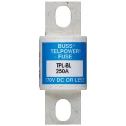 Eaton TPL-BL Sicherungseinsatz, Telekomm., 250 A, DC 170 V, 25 x 68 mm, UR, Schraubverbindung TELPOWER FUSE TPL-BL TPLBL  - 5 Stück