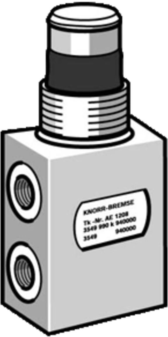 Valve de suspension pneumatique KNORR-BREMSE AE 1208