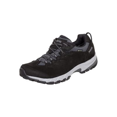 Wanderschuh MEINDL "Meindl Vermont GTX schwarz", Herren, Gr. 47, Synthetik, schwarz, Mesh, Nubukleder, unifarben, Schuhe Wanderschuh, Weicher Lederabschluss für höchsten Komfort beim Gehen