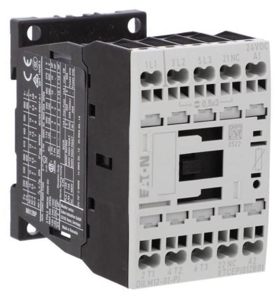 Eaton DILM12-01(24VDC)-PI 199248 Contactor, 3 polen, 380V/400V