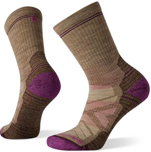 Smartwool Womens Hike Light Cushion Crew Socks, Fossil