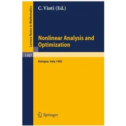 Nonlinear Analysis and Optimization, Fachbücher von C. Vinti
