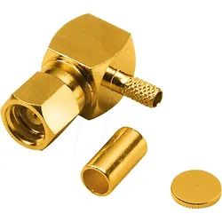 SMC STW-174 - SMC-Crimp-Stecker, vergoldet RG174/RG316