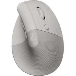 Logitech Lift (Kabellos), Maus, Beige