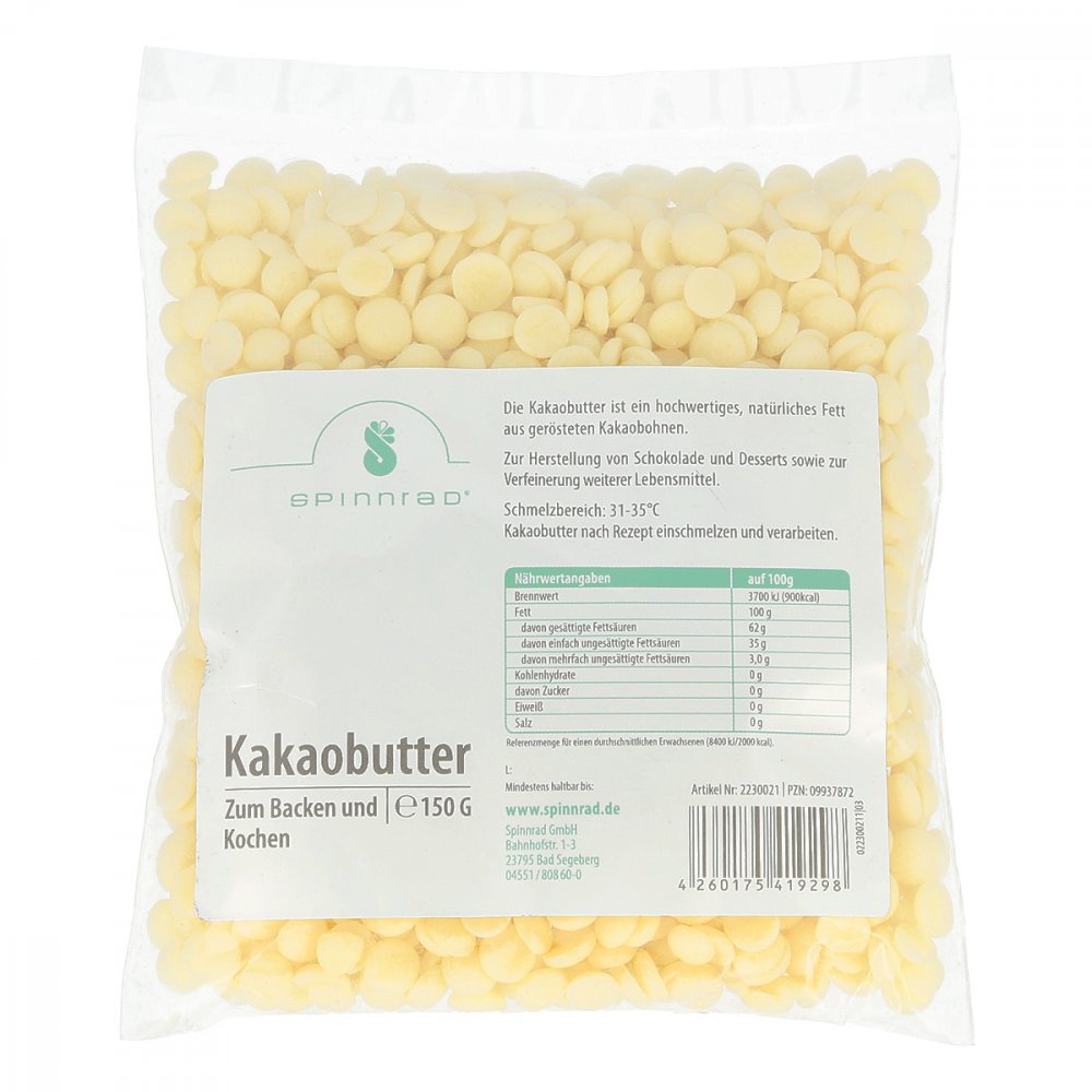 Spinnrad GmbH Kakaobutter Pellets zum Backen 09937872
