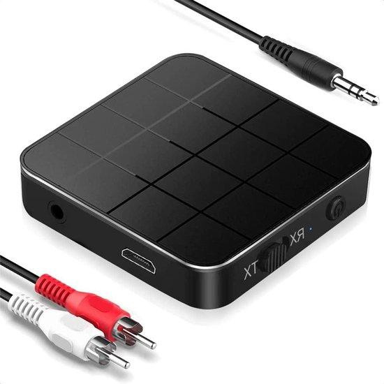 Strex Bluetooth Zender Ontvanger en Audio Adapter - Draadloos Streamen - Zwart