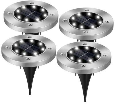 Multicon Wholesale Hub Solar Powered Ground Lights, LED Solar Disk Lights, Waterproof Outdoor Pathway Lamps For Garden Decor Solar Powered Ground Lights, LED Solar Disk Lights, Waterproof Outdoor Pathway Lamps For Garden Decor