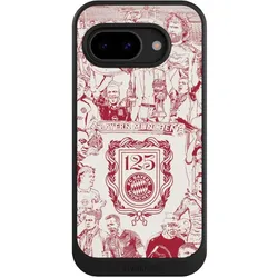Nivocase Hülle für Google Pixel 9a Handyhülle NIVOcore Case Schwarz FC Bayern München Offizielles (Google Pixel 9a), Smartphone Hülle, Schwarz