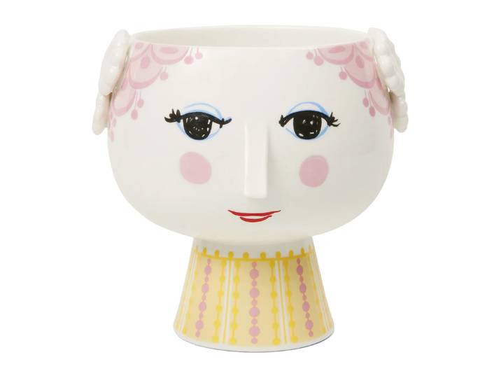 Bjørn Wiinblad Pot sur pied Eva Ø 15,5 cm Rose