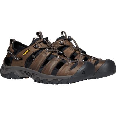 Sandale KEEN "TARGHEE III S", Herren, Gr. 40, braun, Leder, Schuhe Sandale