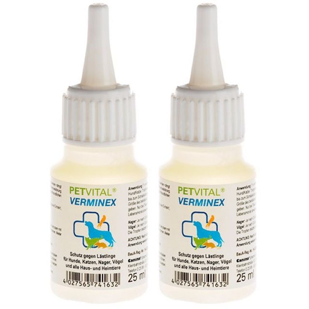 Petvital Verminex flüssig vet. 2x 2x50 ml Flüssigkeit