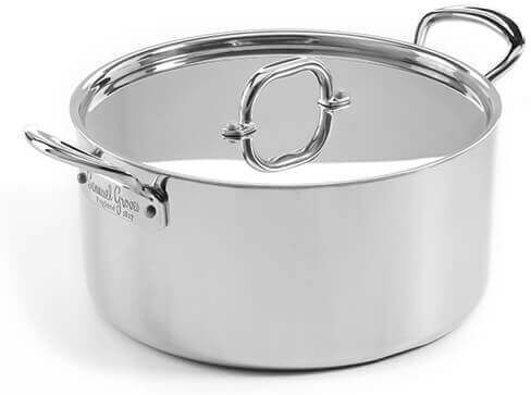 Samuel Groves Classic Stainless Steel Triply 18cm Casserole Pan with Lid