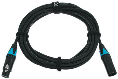 pro snake 70th Mic Cable 5m Schwarz