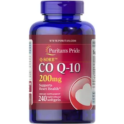 Q-SORBTM Coenzym Q-10 200 mg 240 Schnellfreisetzende Weichkapseln