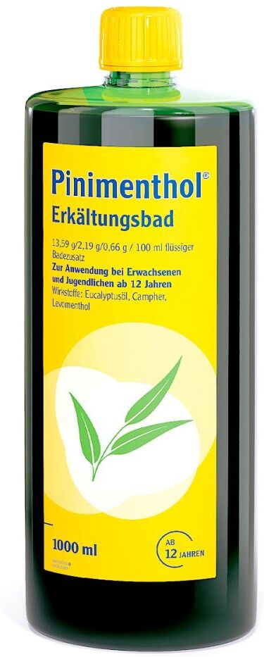 Pinimenthol Erkältungsbad ab 12 Jahre 1000ml