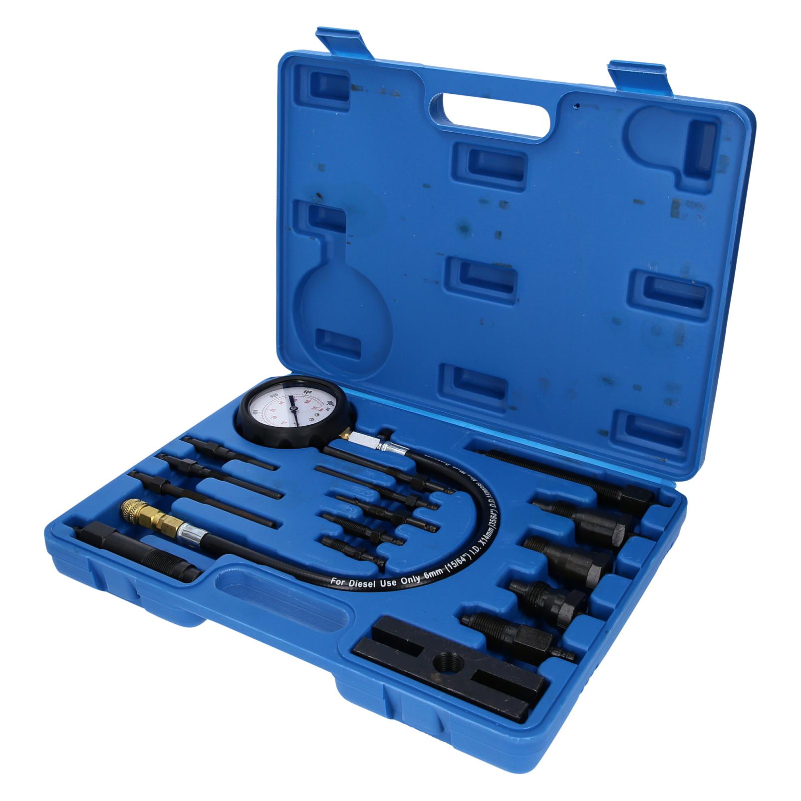 Brilliant Tools Kompressionstester-Satz für Diesel Motoren, 18-tlg (BT581000)