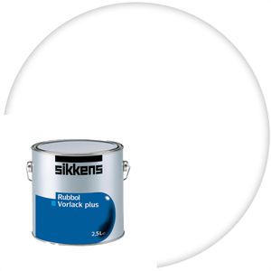 Sikkens Lackfarbe Rubbol Vorlack Plus, 2,5l, weiß, innen, seidenmatt