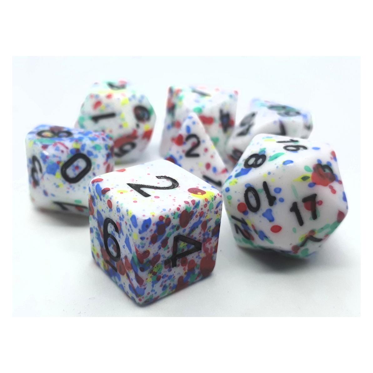 Dice4friends Würfelset: Colourful (7) (DIC70757)