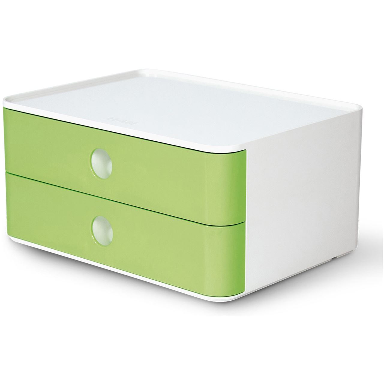 HAN Schubladenbox Smart Box ALLISON grün 1120-80, DIN A5 mit 2 Schubladen